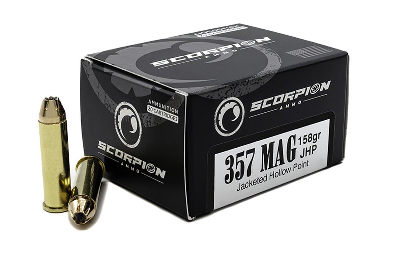 SCORPION 357 Magnum 158 gr JHP Defense 20/Box